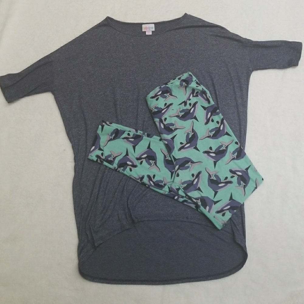 🔥 LuLaRoe XXS Irma OS Legging outfit